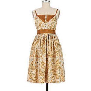 Anthropologie Anna Sui Amid the Dunes dress size 8